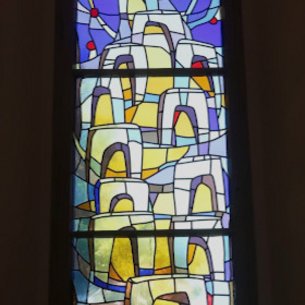 Schmuckfenster, Kirche Langebrück